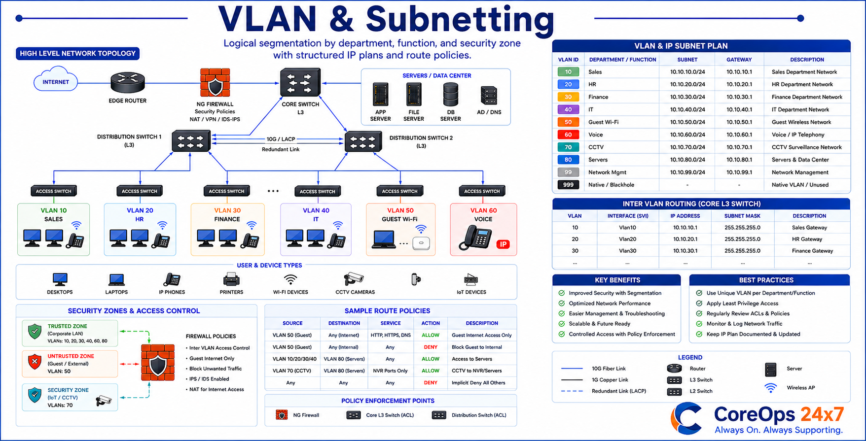 VLAN and Subnetting